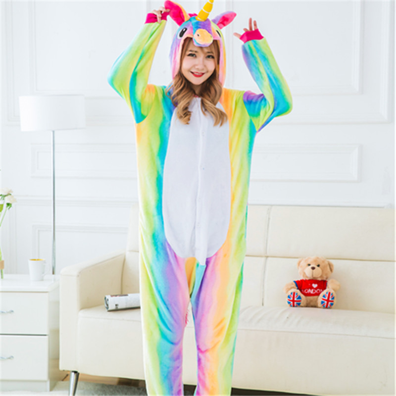 Rainbow Colorful Pegasus Stallion Horse Animal Jumpsuit Costume for Kids
