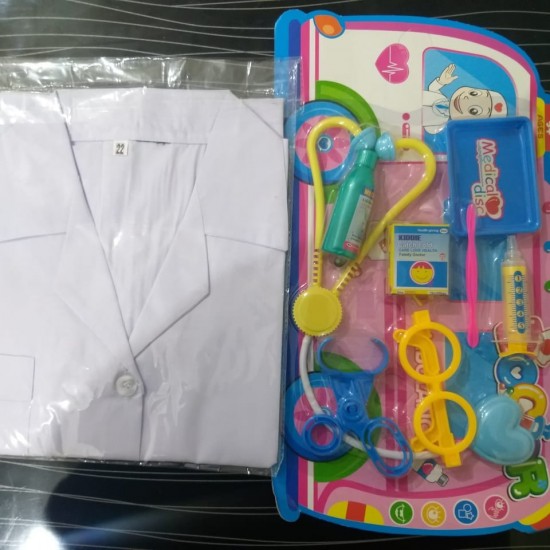 children's doctor kit with lab coat