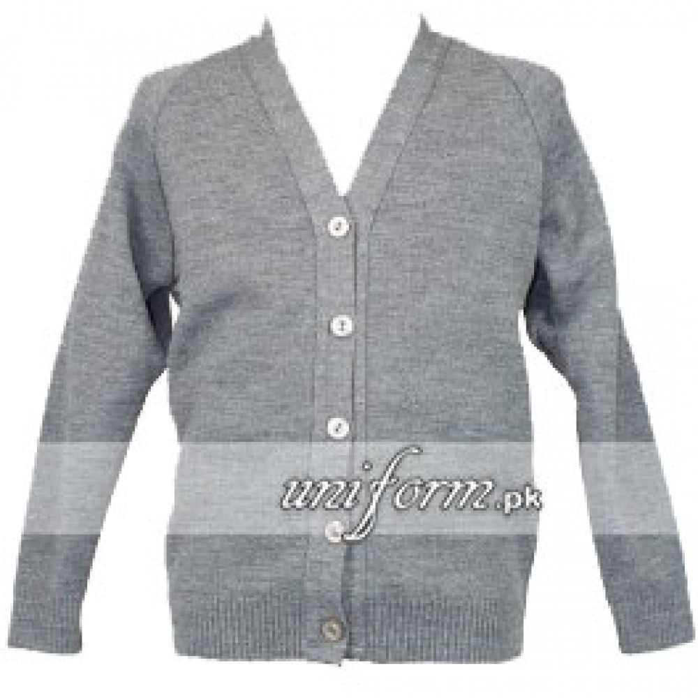 buy Grey Girls Cardigan for School - Sweaters